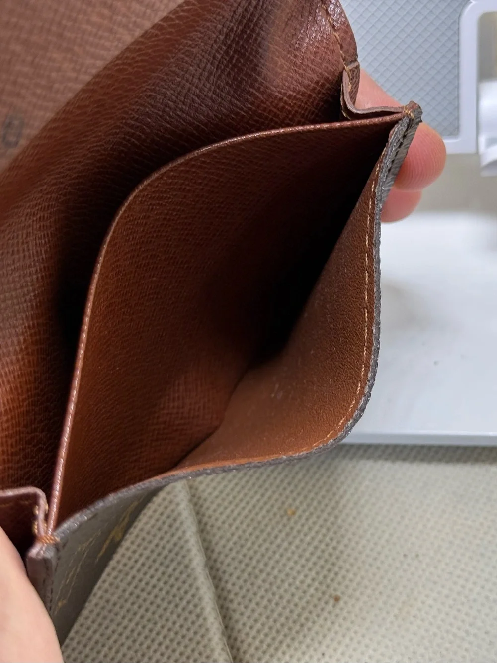 Authentic LOUIS VUITTON Monogram Enveloppe cult de Visite M62920 Card Case #...